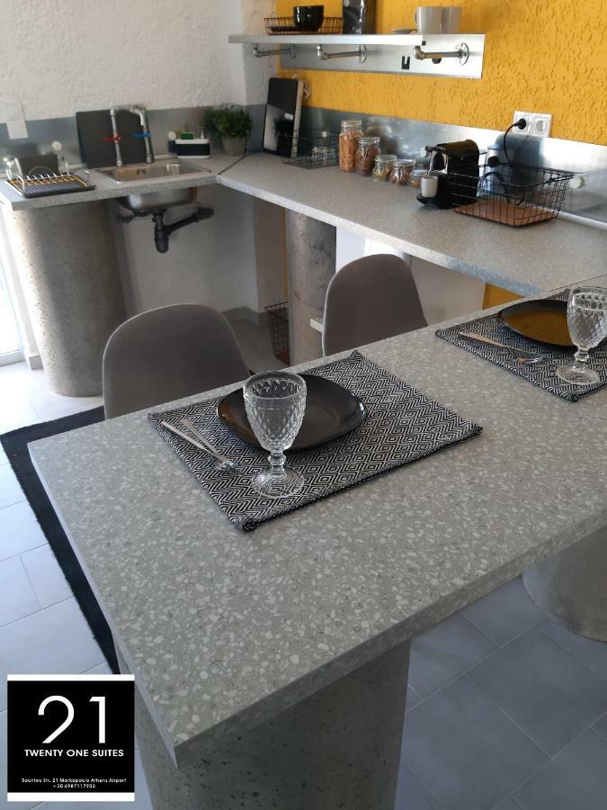 21 Suites Deluxe Stay Near The Airport Markópoulon Zewnętrze zdjęcie